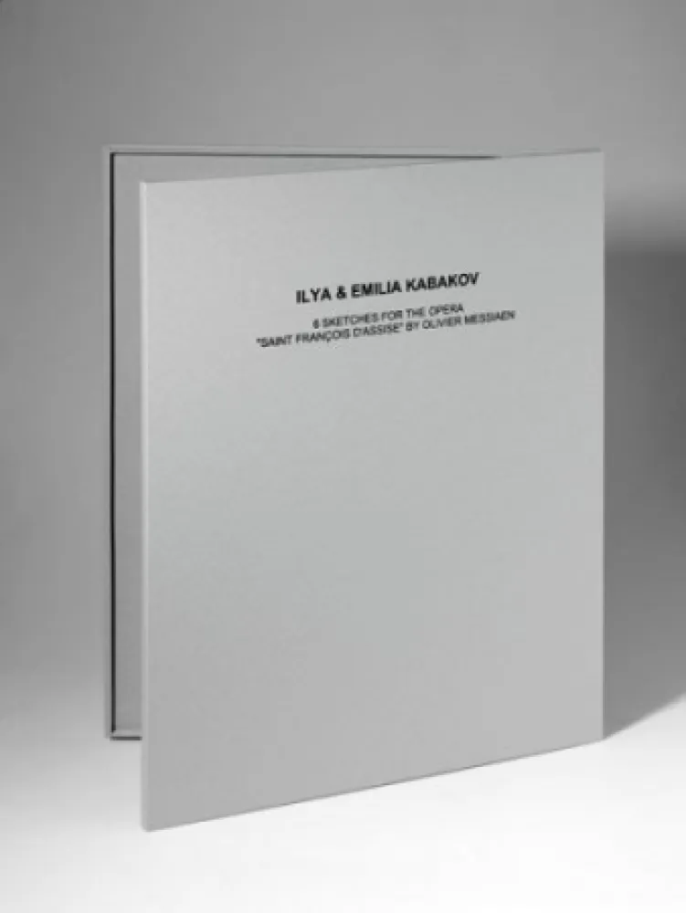 Litografia Kabakov - 6 Sketches for the Opera Saint François Assise