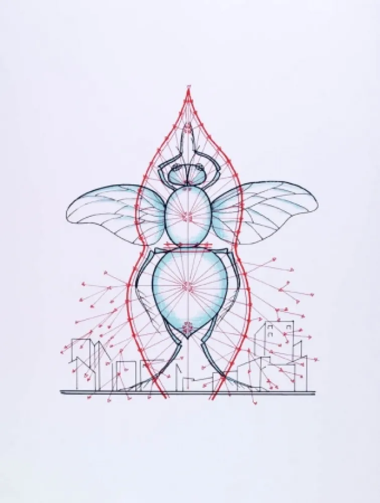 Serigrafia Kabakov - Untitled