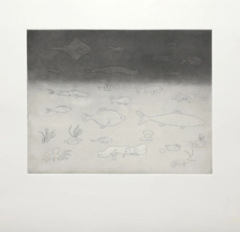 Gravura Kaga - At the bottom of the sea