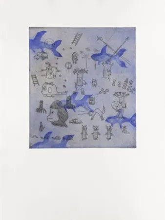 Gravura Kaga - Baby sharks