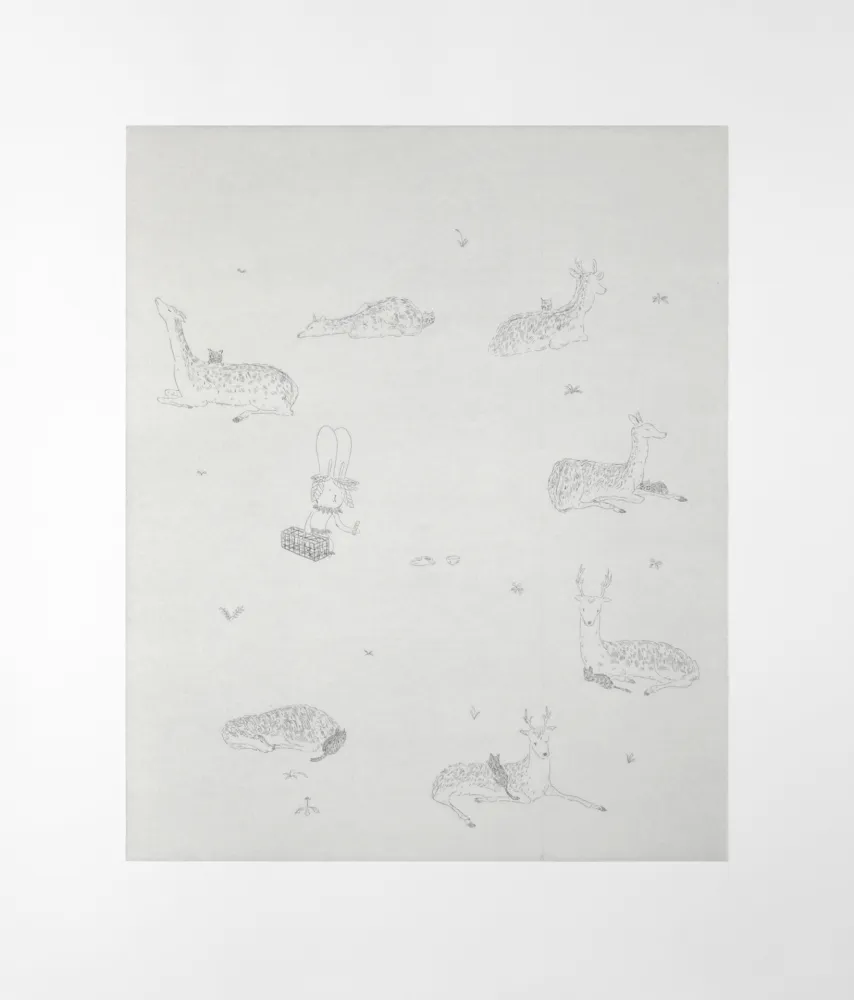 Gravura Kaga - Catching of the 7 wild black cats