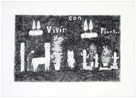 Gravura Kaga - Vivir con plantas