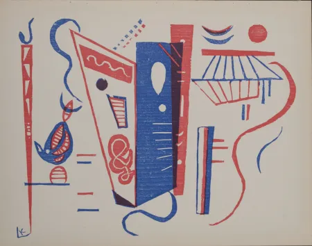 Xilogravura Kandinsky - Composition, 1939 (first edition)