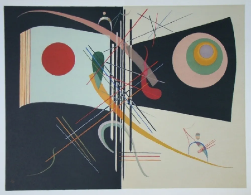 Litografia Kandinsky - Composition, période parisienne 1934-1944