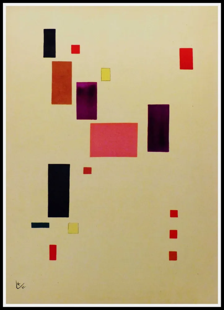 Litografia Kandinsky - COMPOSITION V