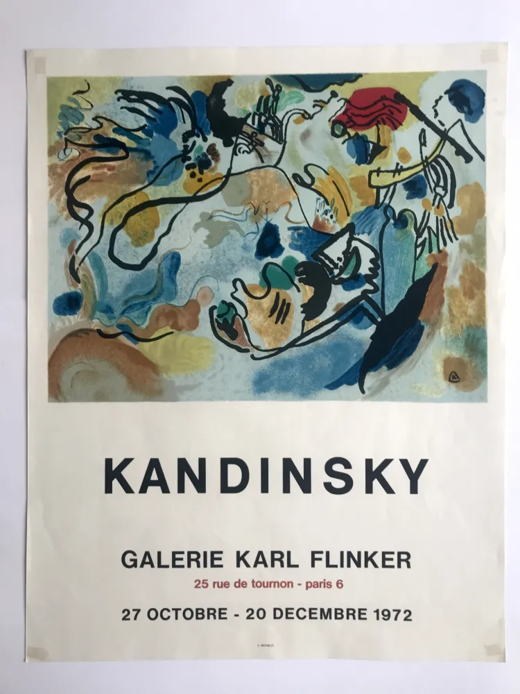 Cartaz Kandinsky - Galerie Karl Flinker