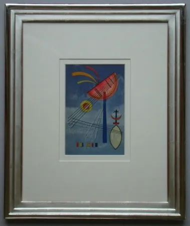 Litografia Kandinsky - Geneigter Halbkreis