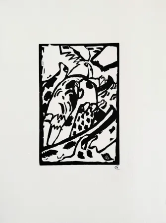 Litografia Kandinsky - Hommage à San Lazzaro