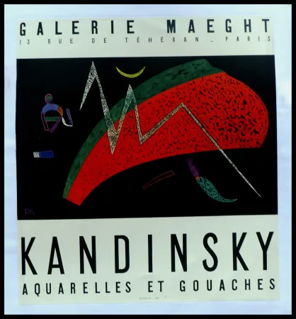 Cartaz Kandinsky - KANDINSKY GALERIE MAEGHT AQUARELLES ET GOUACHES