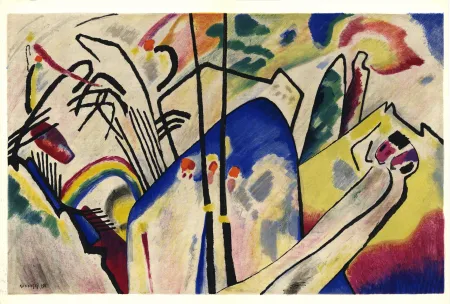 Livro Ilustrado Kandinsky - KANDINSKY. Période dramatique 1910-1920. Juillet 1955. DERRIÈRE LE MIROIR N° 77-78.