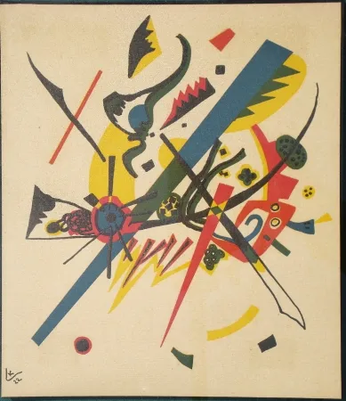 Litografia Kandinsky - Kleine Welten I