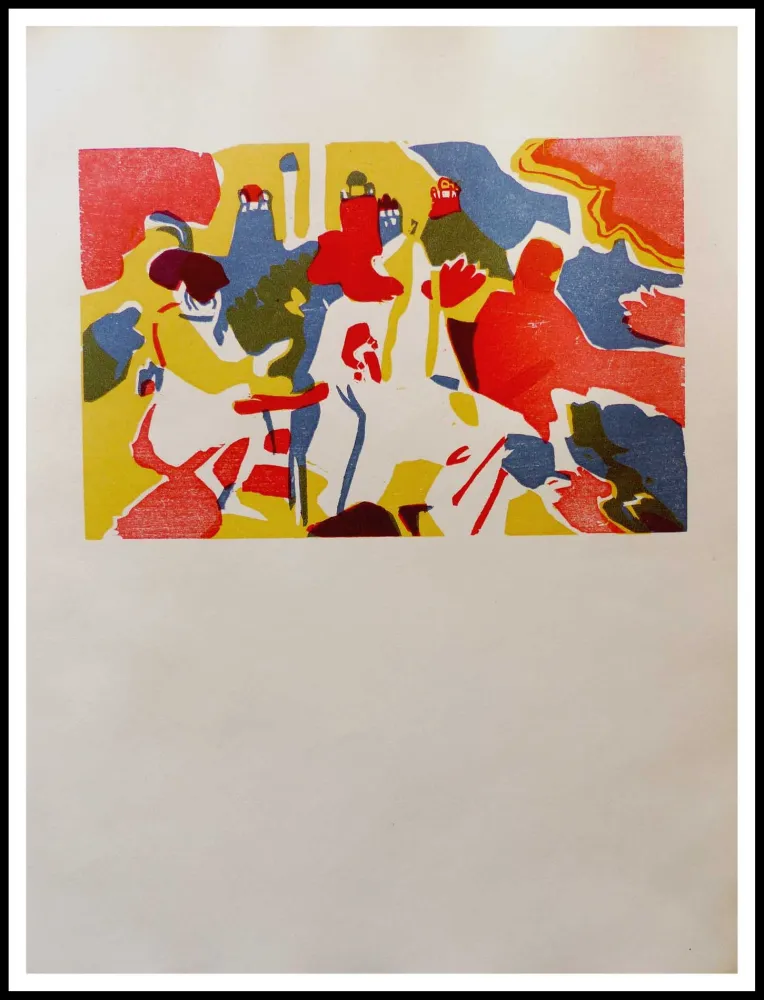 Xilogravura Kandinsky - ORIENTALES