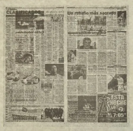 Litografia Kassay - Untitled 2/8 (La Opinión)