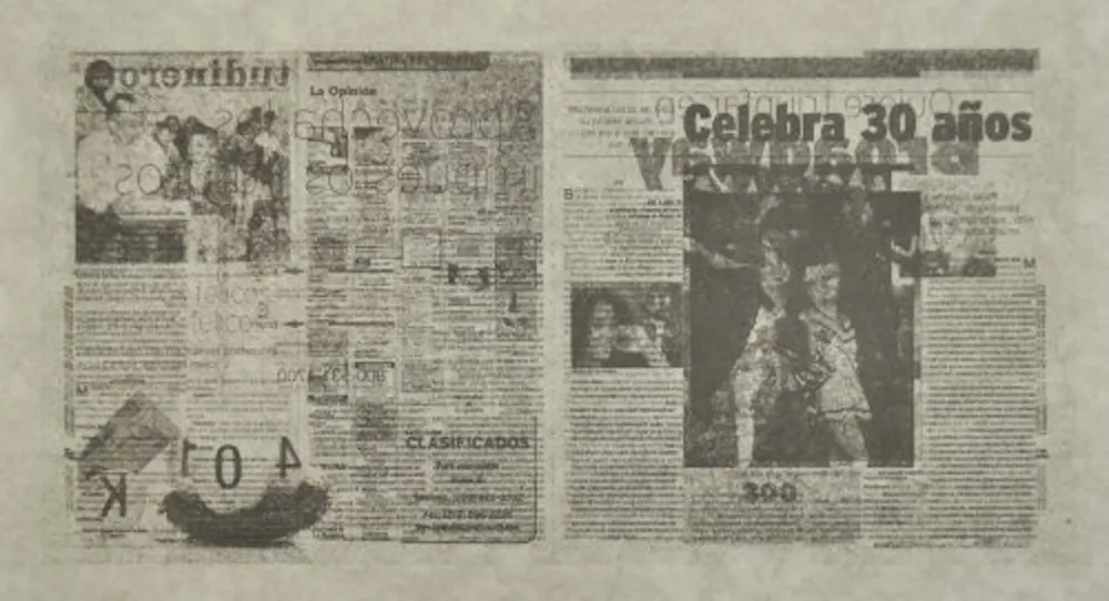 Litografia Kassay - Untitled 7/8 (La Opinión)