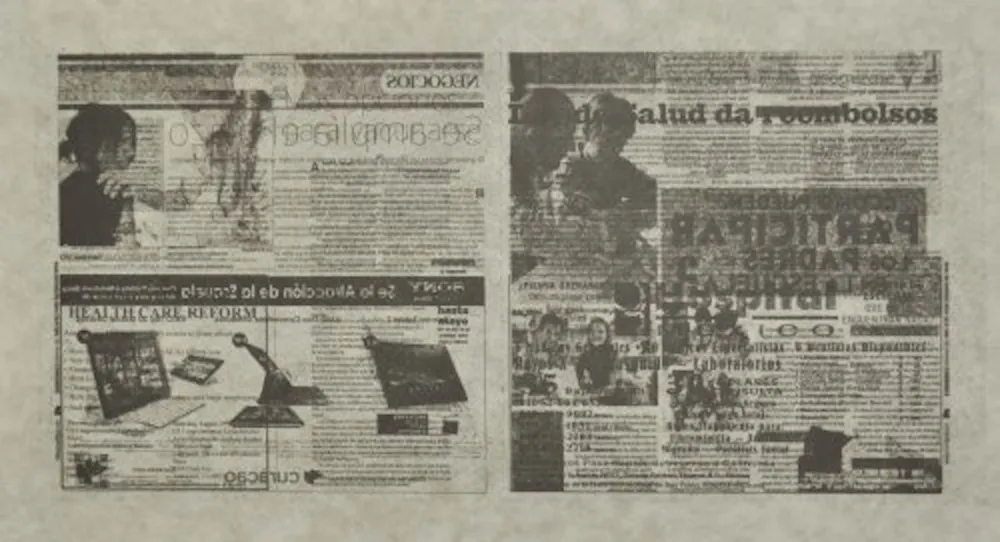 Litografia Kassay - Untitled 8/8 (La Opinión)