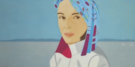 Água-Tinta Katz - Ada in Blue Hat