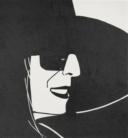 Serigrafia Katz - Ada with Black Hat