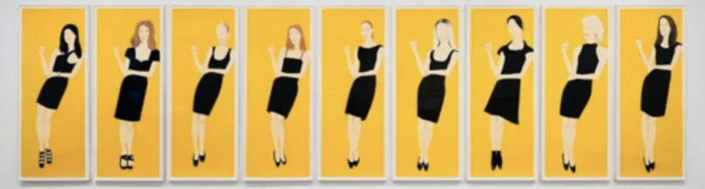 Múltiplo Katz - Black Dress (Portfolio of 9)