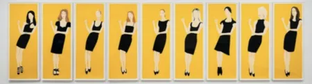 Múltiplo Katz - Black Dress (Portfolio of 9)