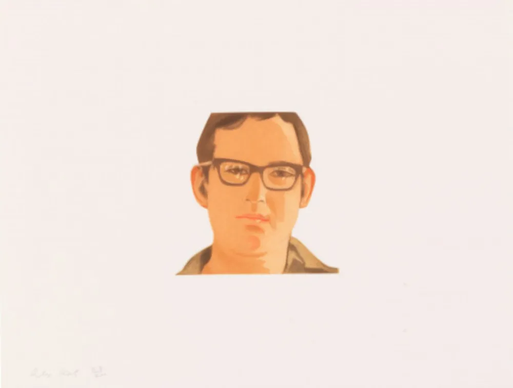 Água-Tinta Katz - Face of the Poet 5