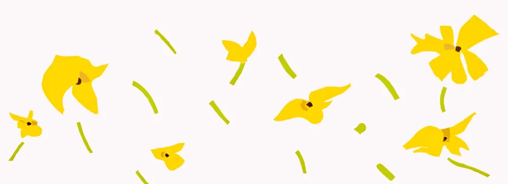 Xilogravura Katz - Flowers in the Wind