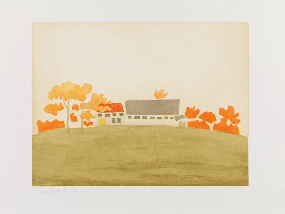 Água-Tinta Katz - House and Barn