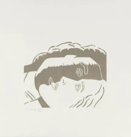 Xilogravura Katz - Peter and Linda (from A Tremor in the Morning)