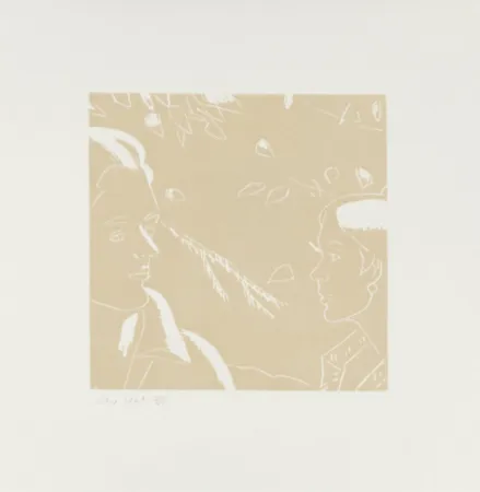 Xilogravura Katz - Rackstraw and Peggy (from a Tremor in the Morning)