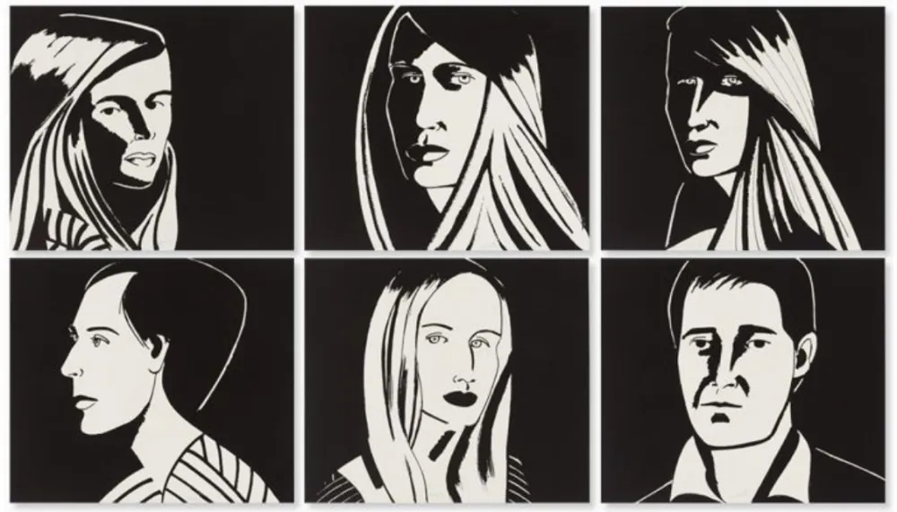Água-Tinta Katz - Six Portraits (Aquatint)