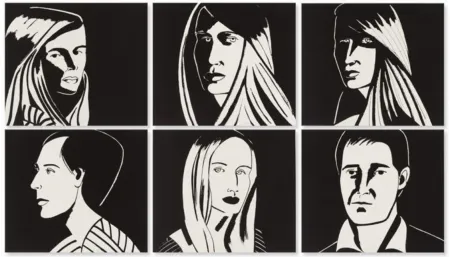 Água-Tinta Katz - Six Portraits (Aquatint)
