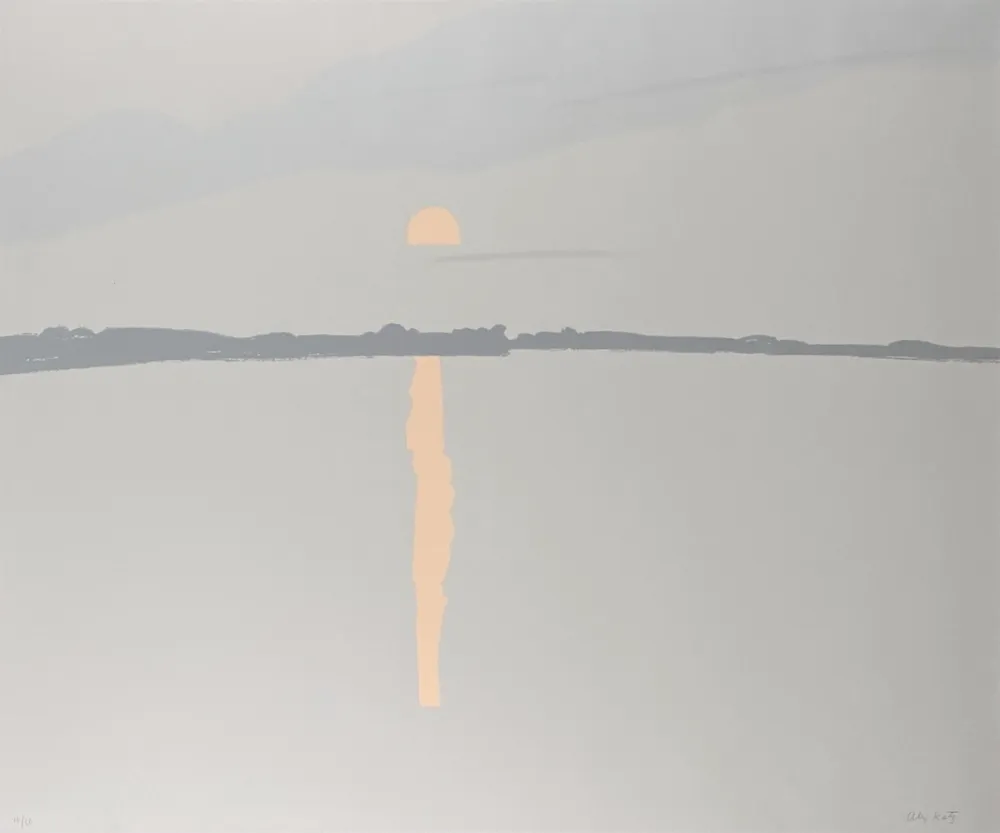 Serigrafia Katz - Sunset, Lake Wesserunsett I