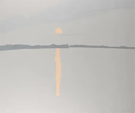 Serigrafia Katz - Sunset, Lake Wesserunsett I