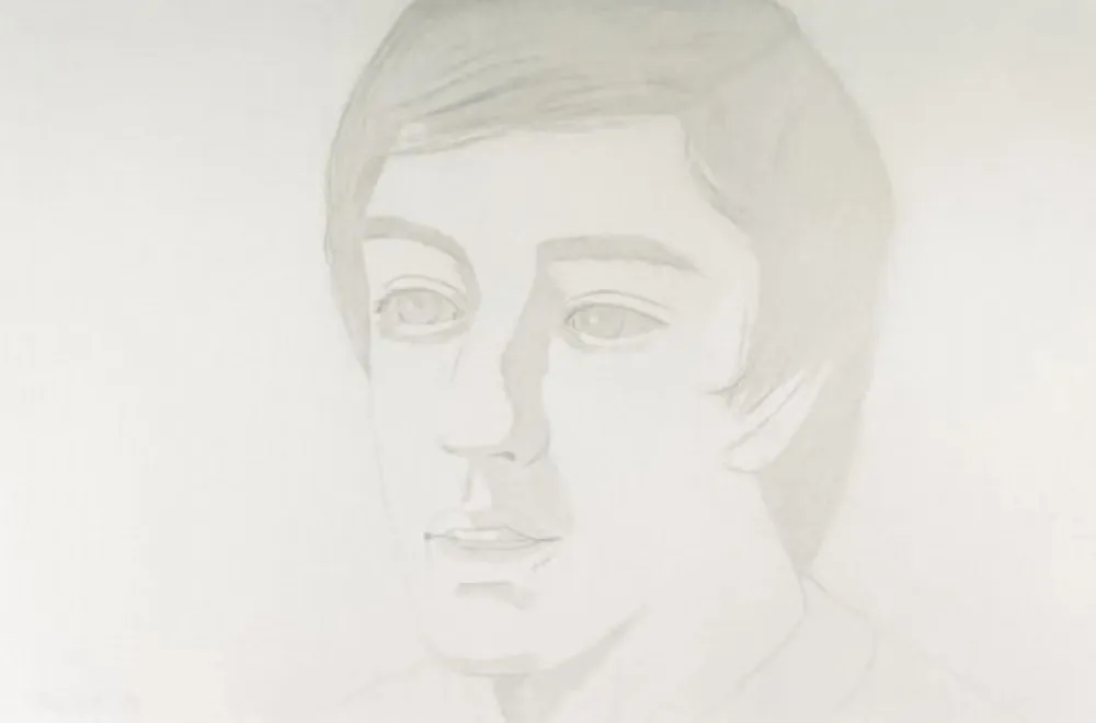 Água-Forte E Água-Tinta Katz - Vincent with Open Mouth