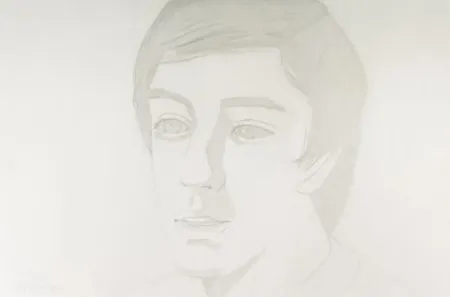 Água-Forte E Água-Tinta Katz - Vincent with Open Mouth