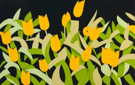Serigrafia Katz - Yellow Tulips