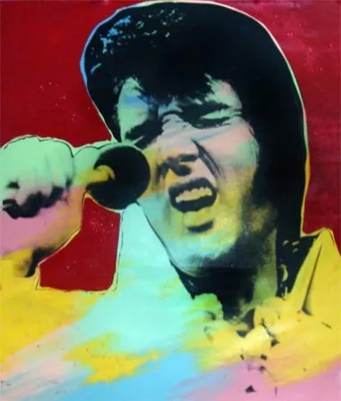 Serigrafia Kaufman - Elvis II
