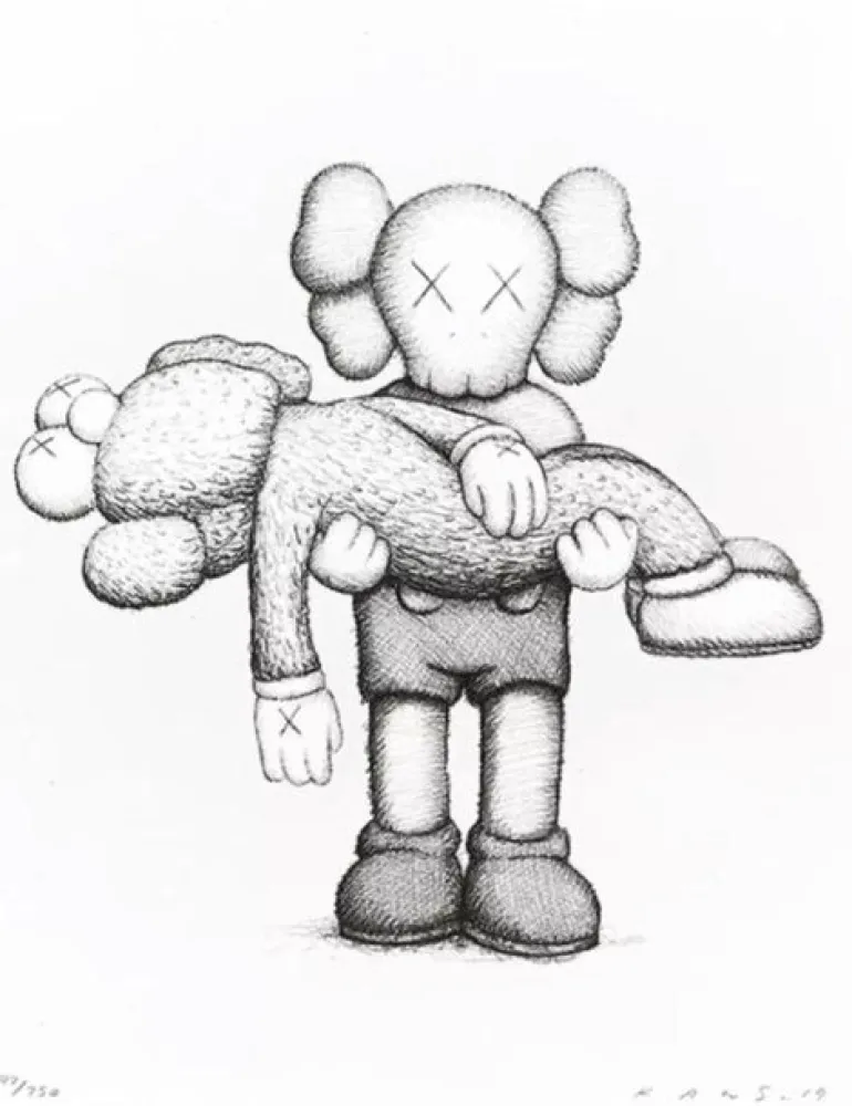 Litografia Kaws - Nov Gone 