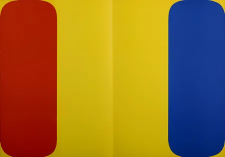 Litografia Kelly - Abstract Composition (H), 1964