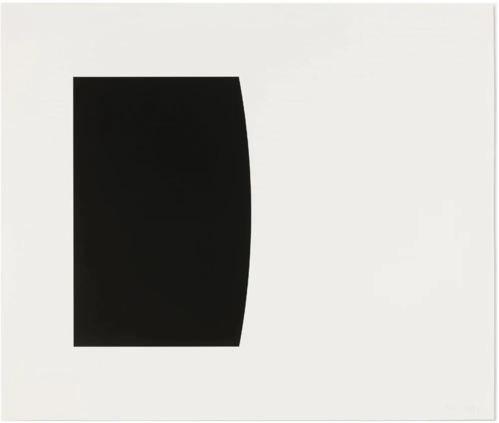 Litografia Kelly - Canigou - from the Third Curve series