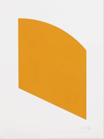 Litografia Kelly - Orange (Curve)