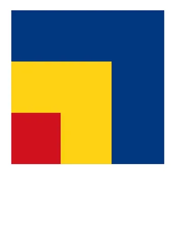 Litografia Kelly - RED, YELLOW, BLUE (1963).