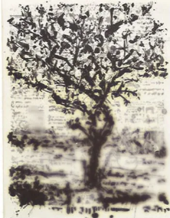 Gravura Kentridge - Stone Tree II