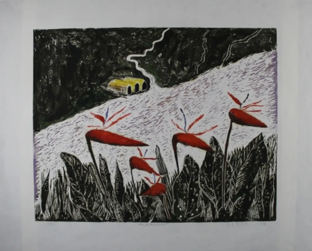 Água-Forte E Água-Tinta Kettel - Flusslandschaft / River Landscape