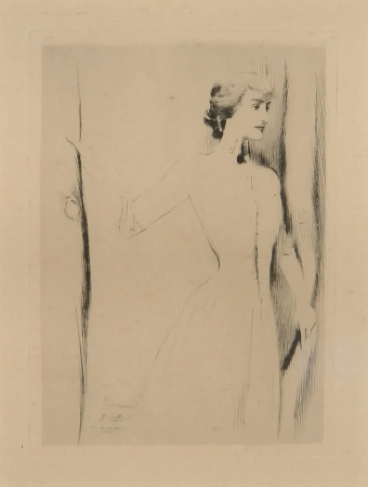 Ponta-Seca Khnopff - Un rideau