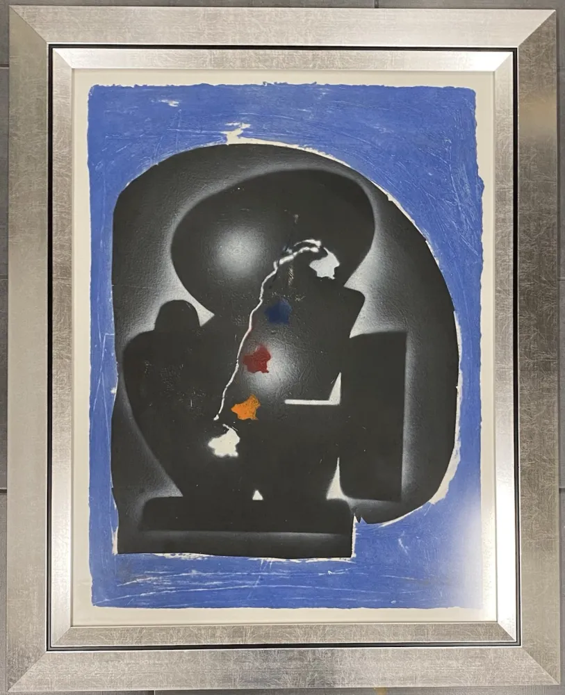 Gravura Kijno - Composition bleue, ca