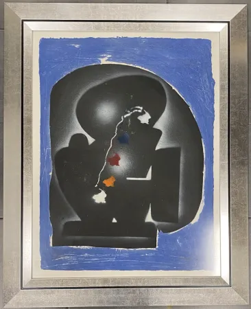 Gravura Kijno - Composition bleue, ca