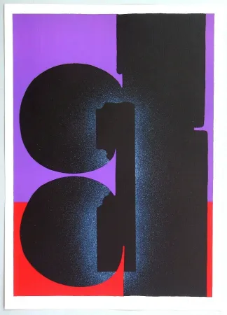 Litografia Kijno - Hommage a Fellini