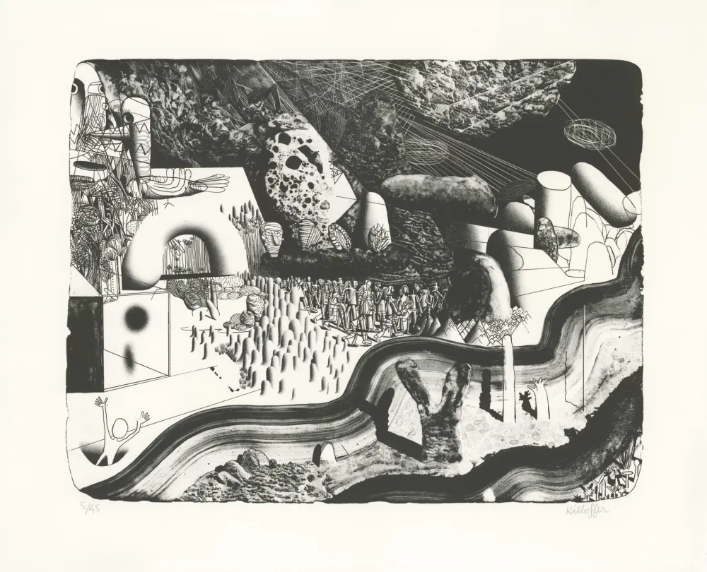 Litografia Killoffer - Première Pierre