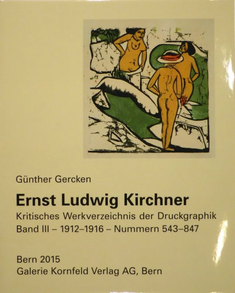 Livro Ilustrado Kirchner - Ernst Ludwig Kirchner. Kritisches Werkverzeichnis der Druckgraphik. Band III. 