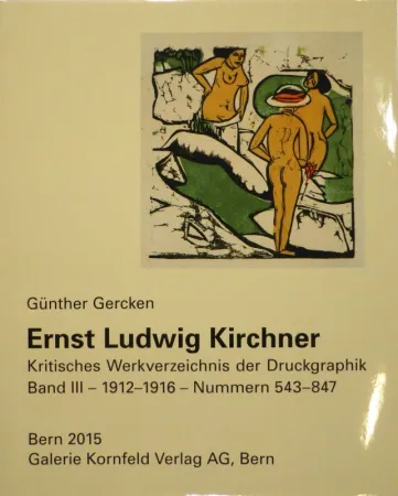 Livro Ilustrado Kirchner - Ernst Ludwig Kirchner. Kritisches Werkverzeichnis der Druckgraphik. Band III. 